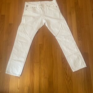 Polo Ralph Lauren Men's Slim White Jeans